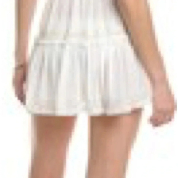 Ramy Brook Marla Mini Dress Halter Neck Backless White Medium - Picture 5 of 12